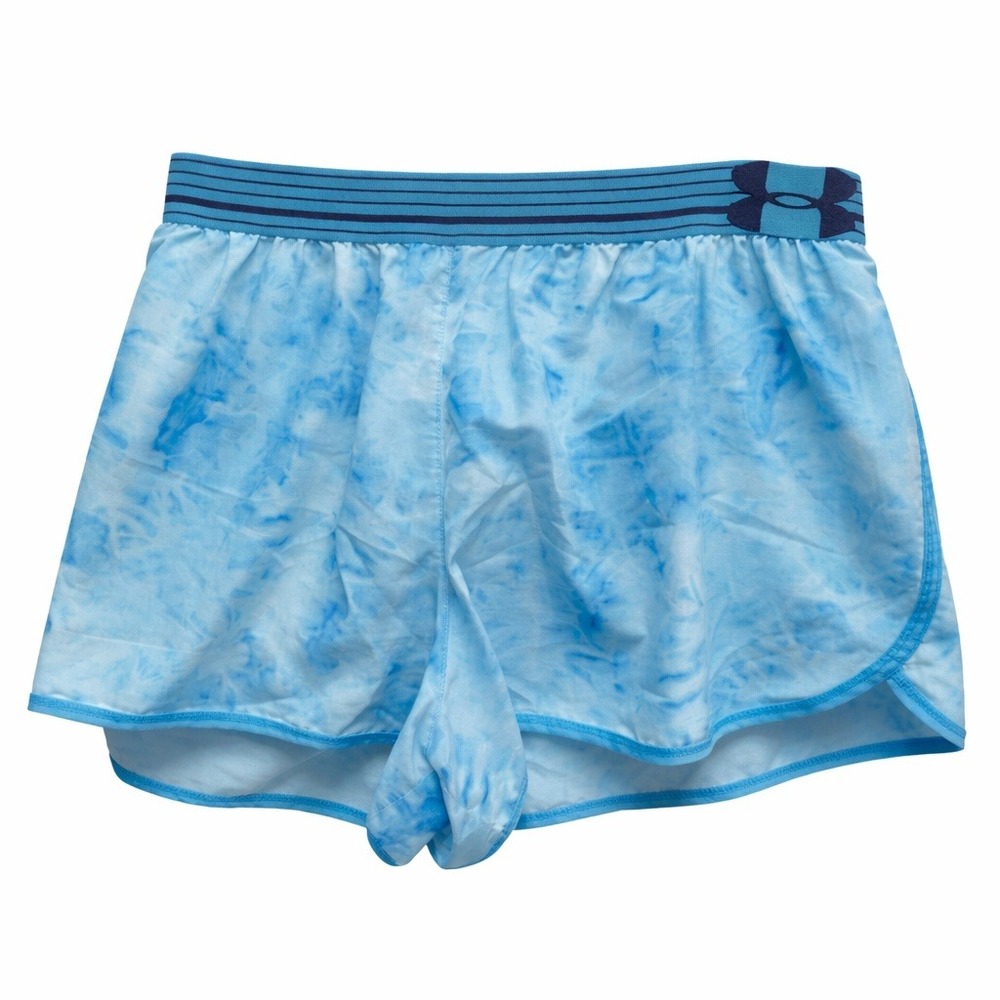 Under Armour Women's Perfect Pace Running‎ Shorts HeatGear Blue XL